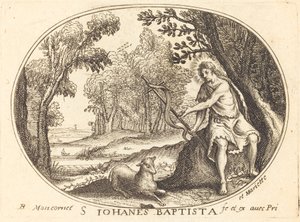 Sankt Johannes Døberen af Balthasar Moncornet