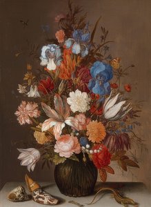 Stilleben med blomster. Omkring 1625-30