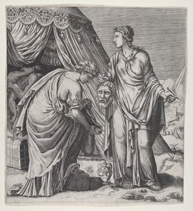 Judith med hovedet af Holofernes.