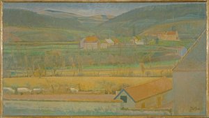Yonne-dalen af Balthus Klossowski de Rola