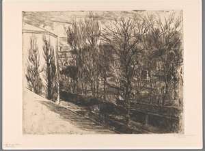 Udsigt fra mit studie (original titel på objekt) Panorama (titel på objekt)