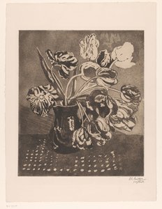 Tulipaner i en kande