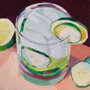Gin og tonic, 2020 af Barbara Hoogeweegen