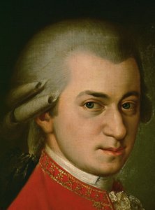 Wolfgang Amadeus Mozart ... (olie på lærred)