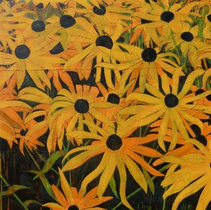 Gyldne sommerblomster