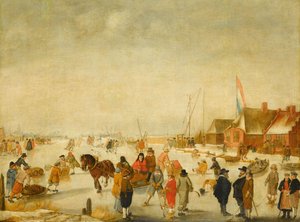 Nyder isen af Barend Avercamp