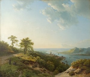 Udsigt over Heidelberg, 1837