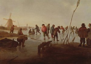 Kunstskøjteløb på Frozen Waterway, 1600-tallet