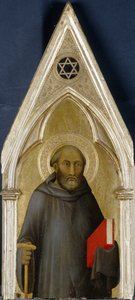 Saint, ca. 1340 (tempera på poppeltræ) af Barna da Siena