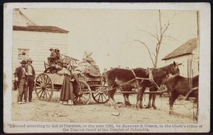 Afgang fra det gamle Homestead, Centreville, Virginia, 1862, fra Bradys Album Gallery, nr. 306 (bw foto) af Barnard and Gibson
