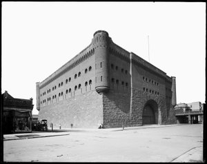 First Regiment Armory, Chicago, Illinois, USA, ca. 1891 (s/h-foto) af Barnes and Crosby