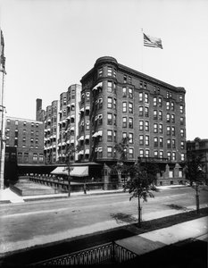 Metropole Hotel (senere Lexington Hotel), Chicago, Illinois, USA, ca. 1900 (s/h-billede)