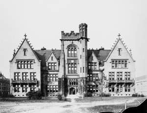 Ryerson Physical Laboratory ved University of Chicago, Chicago, Illinois, USA, ca. 1900 (s/h-foto)