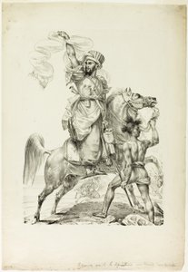 Beredet Mameluke-høvding kalder på hjælp af Baron Antoine Jean Gros