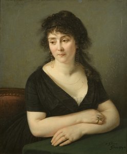 Portræt af Madame Bruyere af Baron Antoine Jean Gros
