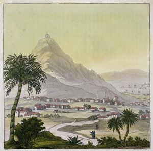 Et billede af byen Lima, Peru, fra 