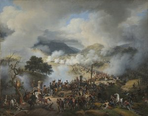 Fransk: Bataille du col de Somo Sierra en Castille, le 30 novembre 1808 Slaget ved Somo Sierra, 30. november 1808