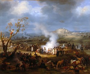Napoleons bivuak på tærsklen til Austerlitz, 1. december 1805