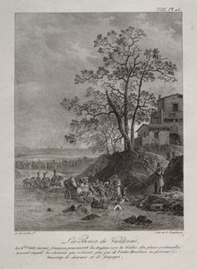Spansk kampagne: Myrene i Valderas, provinsen Leon af Baron Louis Albert Guillain Bacler d