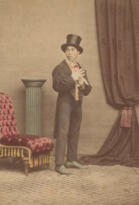 [Studioportræt af en japansk mand i vestligt tøj], 1880