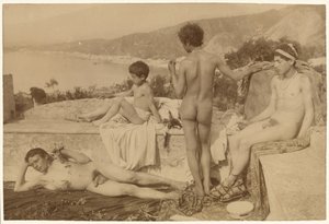 [Sicilianske drenge] af Baron Wilhelm von Gloeden
