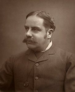 Alfred E Watson, britisk teaterkritiker, 1886 af Barraud
