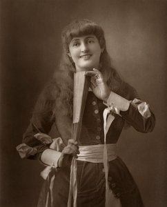 Den britiske skuespillerinde Alice Atherton i Oliver Grumble, 1886