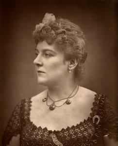 Den britiske skuespillerinde Henrietta Lindley i Jim the Penman, 1886 af Barraud