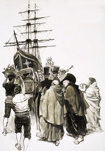 I 1823 blev Mary Dear fyldt med guld fra Peru og spanske adelsmænd.