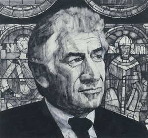 Portræt af Leonard Bernstein, illustration til The Sunday Times, 1970