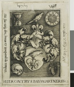 Hieronymous Baumgärtners exlibris af Barthel Beham