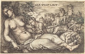 "Der Welt Lavf" (Sovende retfærdighed) af Barthel Beham