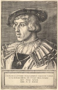 Kejser Ferdinand I, 1500-tallet. af Barthel Beham