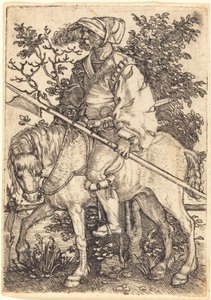 Halberdier til hest af Barthel Beham