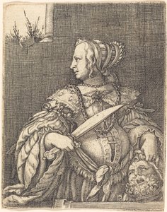 Judith med hovedet af Holofernes af Barthel Beham