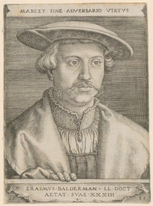 Portræt af doktor Erasmus Baldermann af Barthel Beham