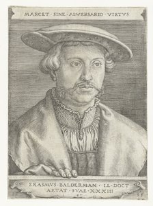 Portræt af Erasmus Balderman af Barthel Beham
