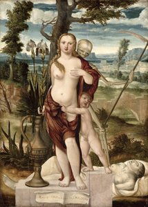 Vanitas (olie på panel)