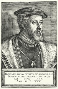 Charles V, hellig romersk kejser af Barthel after Beham