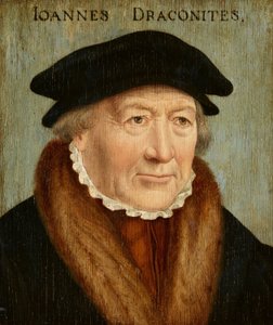 Portræt af Johannes Draconites af Bartholomaeus Bruyn the Elder