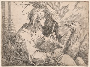 Johannes Evangelisten af Bartholomaeus Spranger