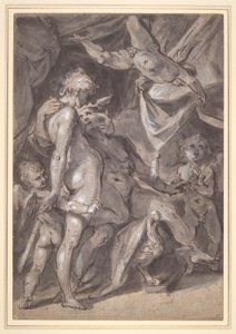 Venus og Merkur af Bartholomaeus Spranger