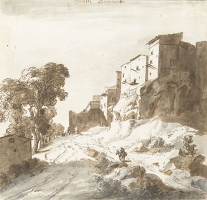 Bomarzo Castle, 1625 (pen)