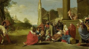 Tilbedelse af Magi. 1640-1650 af Bartholomeus Breenbergh