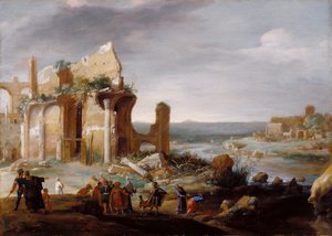 Moses og Aron ændrer Egyptens floder til blod, 1631