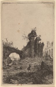 Ruinerne af Colosseum af Bartholomeus Breenbergh