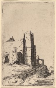 Byen Leoni, nær Frascati af Bartholomeus Breenbergh