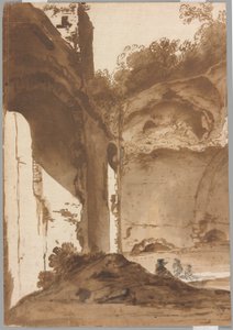 Villa of Maecenas i Tivoli af Bartholomeus Breenbergh