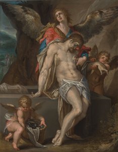 Engle bærer Kristi legeme (Angelenpietà)