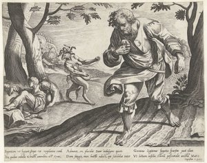 Lignelse om ukrudtet blandt hveden af Bartholomeus Willemsz. Dolendo (attributed to)